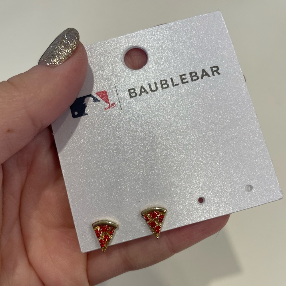 Pizza Bauble Bar Studs